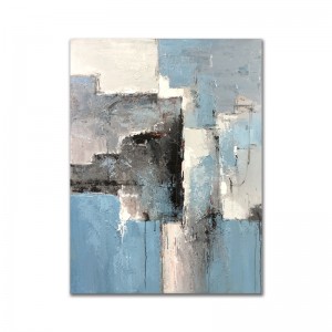 Heminredning Modern Nodic Abstrakt Handmålning Kanfas Väggkonst