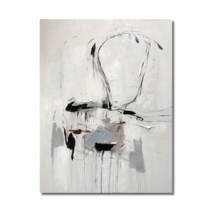 100% handgjord oljemålning enkelt abstrakt modernt handmålat vardagsrum dekorativt konstarbete